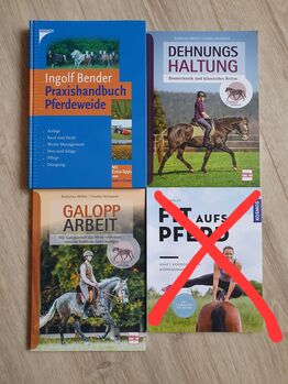 3 Pferdebücher Pferdeweide Galopparbeit Dehnungshaltung, Denise, Books, Adendorf