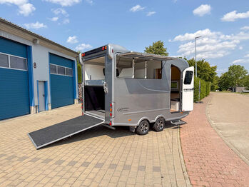 3 er Pferdeanhänger 3,5t Pferdetransporter Wohnabteil mit Dusche Horsetrailer Viehanhänger, Dickenherr Dickenherr Anka, Gerhard Strobel (Dickenherr Trucks und Trailers), Przyczepa konna, Baden-Württemberg - Unterschneidheim