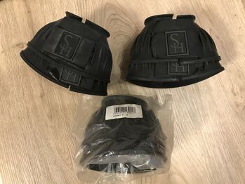 3 Paar Hufglocken Gr. F/ WB Gummi