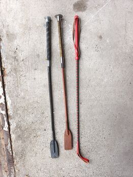 3x Reit-/ Springgerten, Christina, Dressage Whips & Jumping Bats, Albstadt