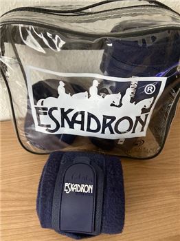 4 Stück ESKADRON Pony Fleece Bandagen dunkelblau navy, Eskadron , Amazone , Horse Bandages & Wraps, Dissen