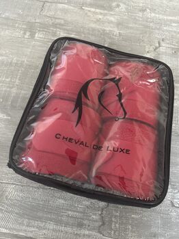 4x Cheval De Luxe Bandagen in Rot, Cheval De Luxe, Lisa, Bandaże i owijki, Frickenhausen