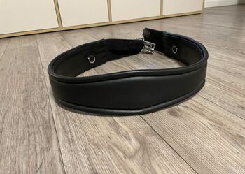 4Horses Langgurt Leder 135 cm 4Horses Leder-Sattelgurt geschweift
