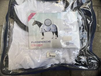 4HORSES Fliegendecke Ultra Light, 135 cm, weiss, 4HORSES Fliegendecke Ultra Light, 135 cm, weiss, Gaby Lais, Pferdedecken, Malsburg-Marzell