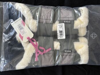 4Horses Soft Protect Gamaschen & Hufglocken Gr. M NEU & OVP 4Horses