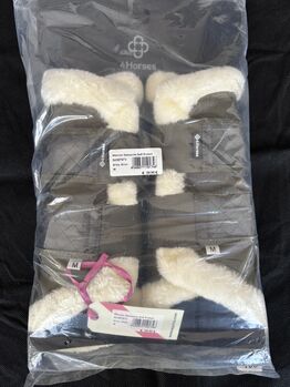 4Horses Soft Protect Gamaschen & Hufglocken Gr. M NEU OVP 4Horses
