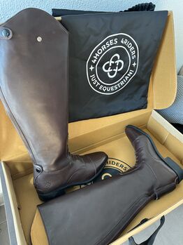 4Riders Leder Reitstiefel Gr. 38 Braun 4Riders  Oxford 
