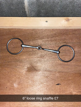6”loose ring snaffle, shires loose ring, Farrah Bennett, Horse Bits, Wadworth Hill