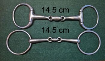 8 verschiedene Gebisse 13,5cm-14,5cm Silke Steel