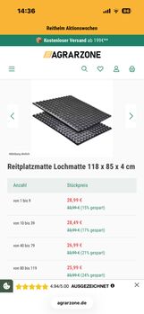 95 Paddockplatten je 1 qm perfekt für Matsch NEU Paddockplatten