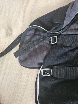 Abschwitzdecke 145 cm grau-schwarz