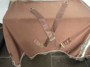 Abschwitzdecke Eskadron rosa M mit Gurten, Eskadron  Heritage rosa , Kranen , Pferdedecken, Issum 