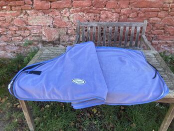 Abschwitzdecke Lavendel/Fliederblau 155cm, Hirse-Friends by Loesdau, Anna, Horse Blankets, Sheets & Coolers, Maria Jeutendorf