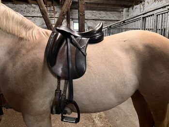 Absolutes Schnäppchen! Selleria Equipe Olymp Dressursattel braun 17', Selleria Equipe Olymp, Lynn Marie, Dressursattel