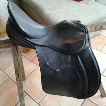 Älterer gut erhaltener Vielseitigkeitssattel zu verkaufen, Kieffer Isar, Petra Holtkamp, All Purpose Saddle, Melle