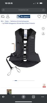 Airbag Weste inkl. Kartusche, Felix Bühler , Manuela Schmurr, Safety Vests & Back Protectors, Tribsees 