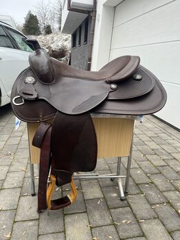 Alabama Saddlery, S294 für breite Pferde, Alabama Saddlery Alabama 301, Diane Schiltz, Siodło westernowe , Mettendorf 