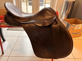 Albion 17.5 brown GP saddle, Albion K2 , Rin Hall, All Purpose Saddle, Brackley