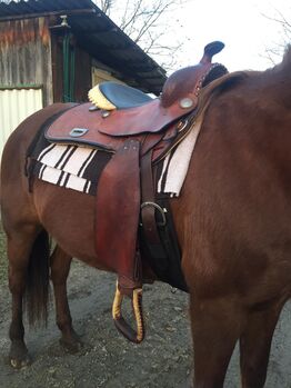 Amerikanischer Western Sattel, NRHA Saddle Smith, Bös Bettina , Western Saddle, Herrnbaumgarten