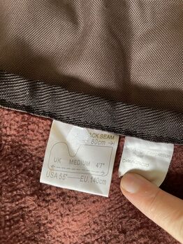 🌧️ Amigo Competition Sheet – Ausreitdecke mit Fleece, 140 cm Amigo Competition Sheet