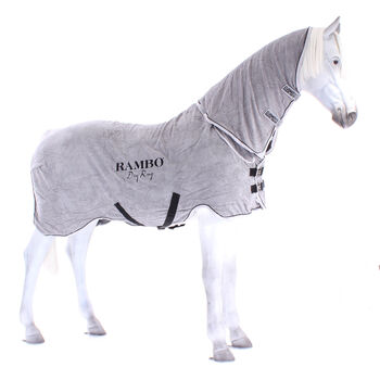 AMIGO Horseware Dry Rug silver 165cm mit Halsteil, AMIGO Horseware Dry Rug, Anna, Horse Blankets, Sheets & Coolers, Loßburg