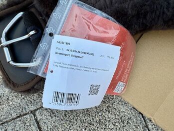 anatomischer Lammfellgurt vom Mattes in 75cm, Western Mattes Lammfell Westerngurt