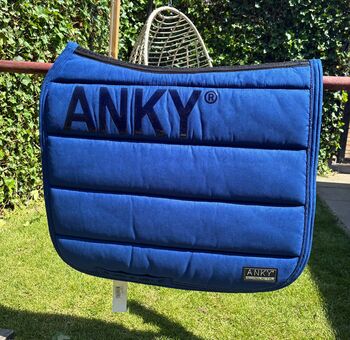 Anky zadeldekje blauw maat full Anky Technical Saddle Pad SS21