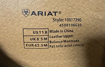 Ariat Boots size 42,5 Ariat