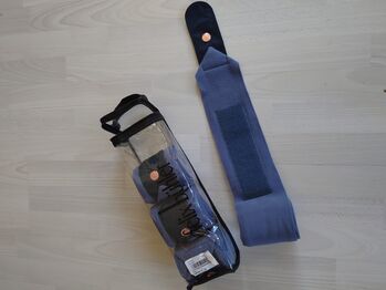 Neuwertige Fleece-Bandagen, light-denim, Full Felix Bühler Coin