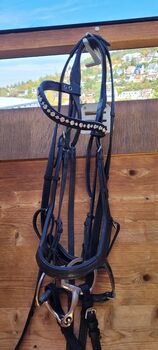 Ascot Trense Cob/VB mit Gebiss, anatomisches Reithalfter Ascot Trense, anatomisches Reithalfter