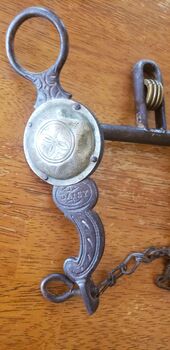 August Buermann Marked  Bit August Buermann  Daisy Star Steel Silver Bit