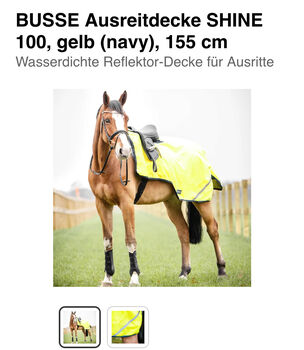 Ausreitdecke Reflex 155cm, Busse, Laura, Pferdedecken, Köniz