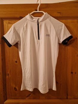 B vertigo turniershirt XS 34 weiß mesh, B vertigo  Turniershirt , K. Werner, Show Apparel, Westerwalsede