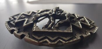 Gürtelschnalle / Buckle End of the trail USA Austauschbar