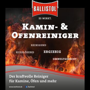 Ballistol Kamin und Ofenreiniger 150ml 6,50€