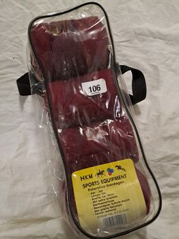 Bandagen Neuwertig in der Farbe bordeaux HKM