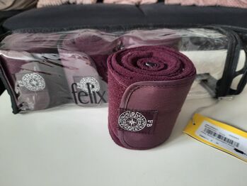 Bandagen, full, dunkel Lila/Schimmer, Felix Bühler , Jenny Mokosch, Tendon Boots, Dinslaken