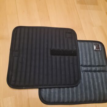 Bandagierunterlagen schwarz mit Klett