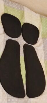 Barefoot Zellkautschuk / Moosgummi Einlagen Zugeschnitten, Barefoot, Lisa, Saddle Accessories, Wittenberge