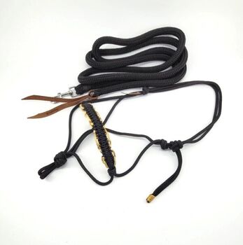 Barockes Knotenhalfter SHETTY mit Strick