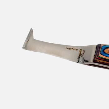 Bassoli Hufmesser mit Hufauskratzer LUCIFERO | Ausführung rechts Bassoli