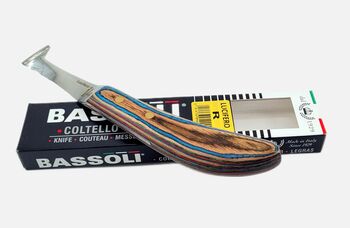 Bassoli Hufmesser mit Hufauskratzer LUCIFERO | Ausführung rechts, Bassoli, Maya (Swisshorseshop), Hufbeschlag, Frauenfeld