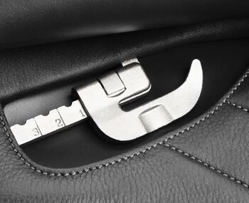 BATES VS Sattel*LUXE*verstellbare Sturzfeder*HART*Klettpauschen*18"*NEUw Bates All Purpose SC 