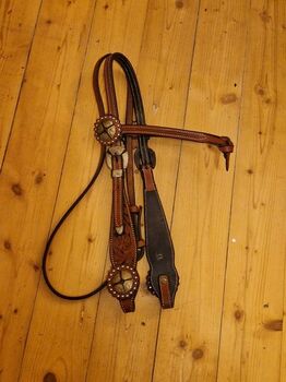 Schöne Western Trense mit Conchos, Lena Lachner, Bridles & Headstalls, Haßloch