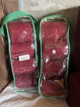 BELSTAR Fleece-Bandagen, 4-er Set, bordeaux BELSTAR BELSTAR Fleece-Bandagen, 4-er Set, bordeaux