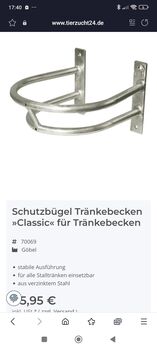 Schutzbügel für Tränkebecken