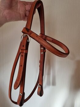 Trense Billy Cook braun schlicht Kleinpferd / Araber, Billy Cook Makers, Kirstin, Bridles & Headstalls, Gleichen