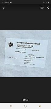 Rübenschnitzel, reifeisenmarkt, Saskia , Horse Feed & Supplements, solingen 