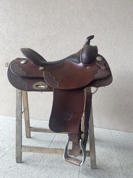 Billy Cook Westernsattel dkl. braun, Billy Cook, Eva Weichselbaumer , Western Saddle, Lohnharting