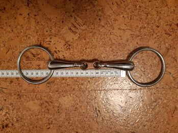 Gebiss / Wassertrense doppelt gebrochen, 140mm, Mittelteil Kupfer, AJ, Horse Bits, Norderstedt